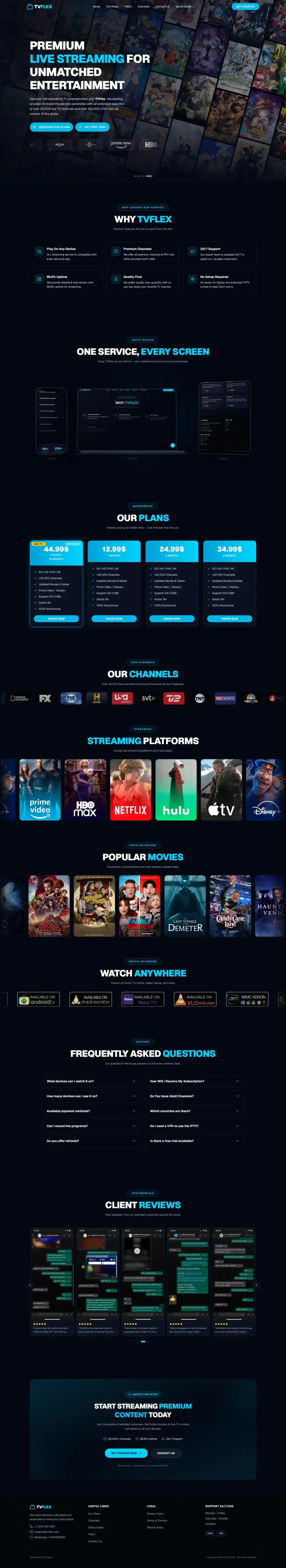 Catchonetv on Laptop